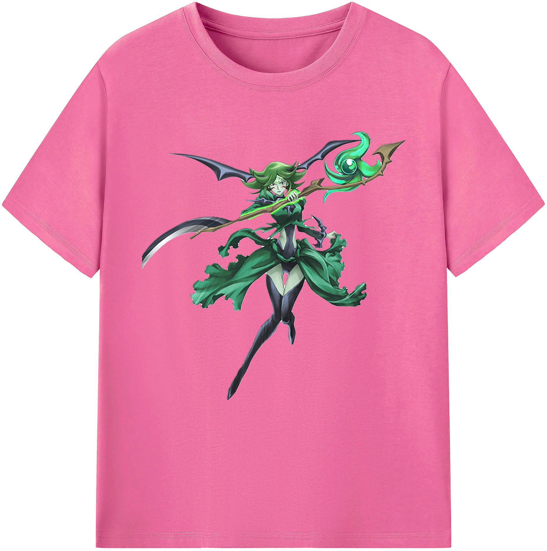 （画像用） 遊☆戯☆王 Yu-Gi-Oh! レディースカジュアルプリントTシャツ（綿100％）